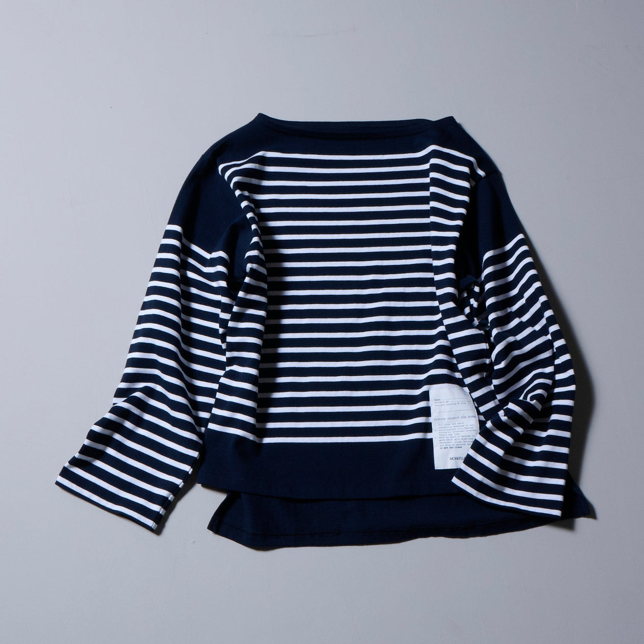 BORDER BASQUE SHIRT - モアプラス moreplus