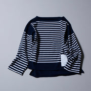 BORDER BASQUE SHIRT - モアプラス moreplus