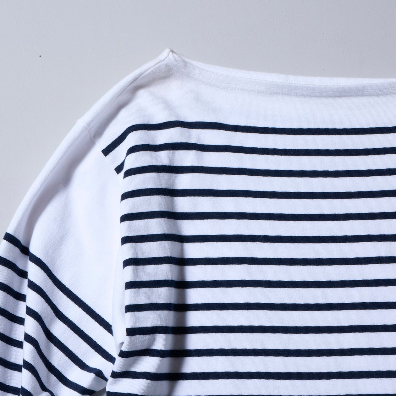 BORDER BASQUE SHIRT - モアプラス moreplus