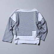 BORDER BASQUE SHIRT - モアプラス moreplus