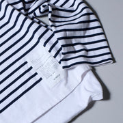 BORDER BASQUE SHIRT - モアプラス moreplus