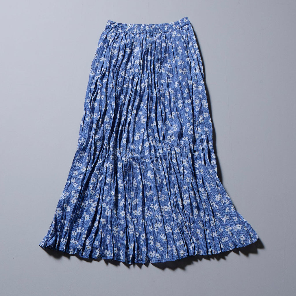 FLOWER PLEATED SKIRT – モアプラス moreplus